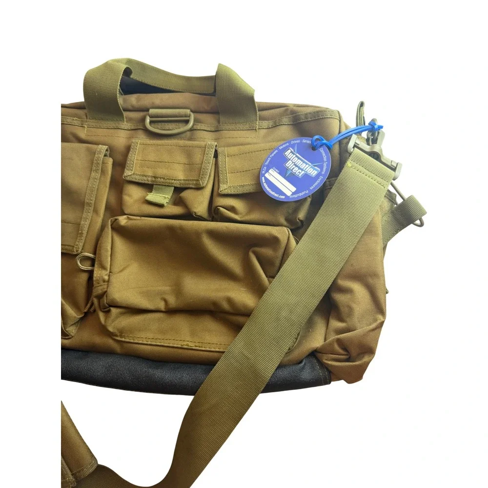 Coyote‎ Brown Tactical Messenger Bag Multi Pocket Utility Laptop Case Work Bag